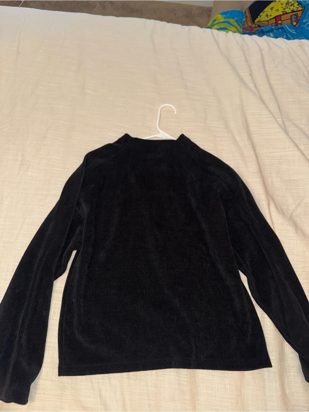 Madewell Black Ribbed Scoop Crewneck Sweater - Picture 3 of 6